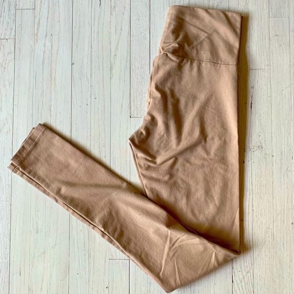 F21 | beige leggings - Picture 1 of 4